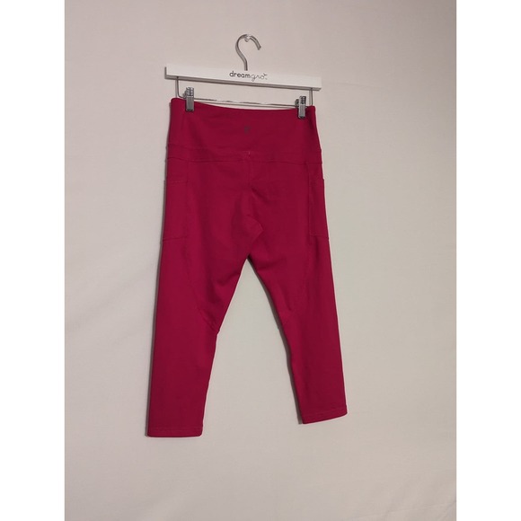 Zyia active bright pink workout leggings with 2 pockets size Medium 8-10 - Picture 3 of 4